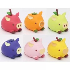 Juego de 6 tipos Frutas Cerdos 0cm