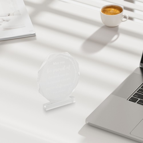 Impressive Acrylic Octagonal Trophy Recognize Colleagues' Achievements - Picture 11 of 12