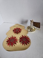 Everything Christmas, Decorations by Country Silk 3 Snowflakes Candle Ornaments