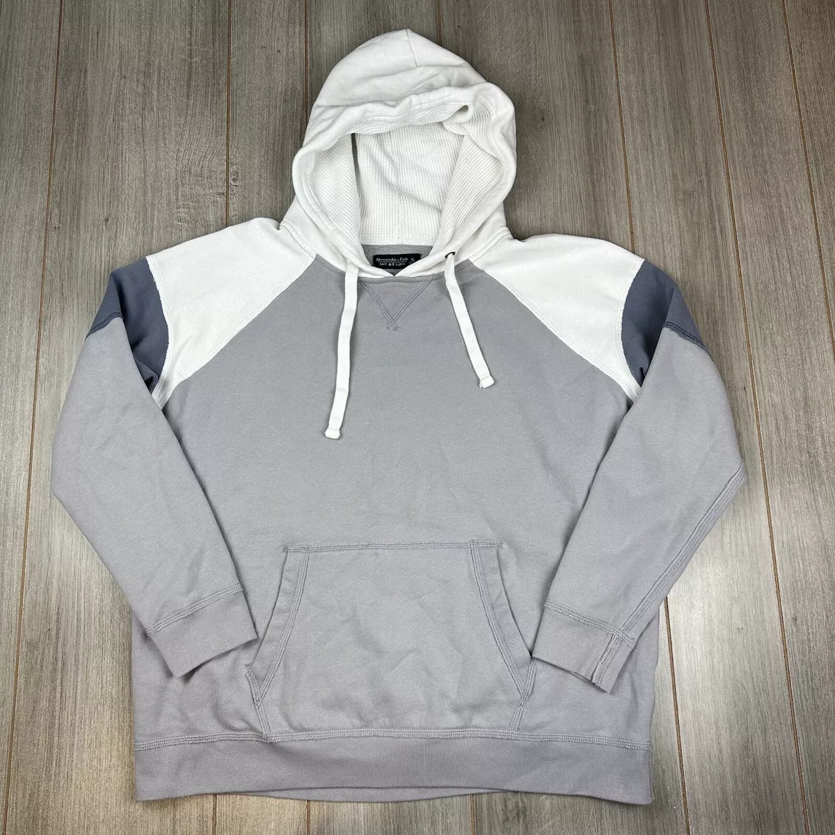 Abercrombie colorblock hoodie hot sale