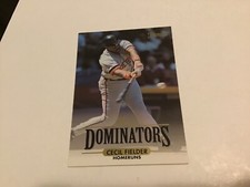 CECIL FIELDER Oddball Insert & Regular issue TIGERS BLUE JAYSBaseball YOU CHOOSE