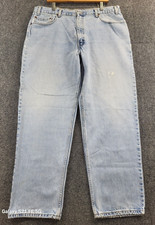 Vtg Levi's 550 Denim Jeans Men's ACTUAL SIZE 39x30 Blue Relaxed Fit Light Wash