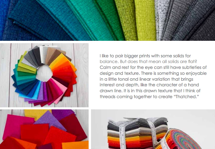 Moda THATCHED 48626 24 Pebble Gray Tonal ROBIN PICKENS Quilt Fabric - Image 3 of 4