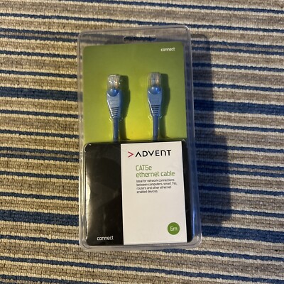  Advent Cat5e Ethernet Kabel 5m BLAU
