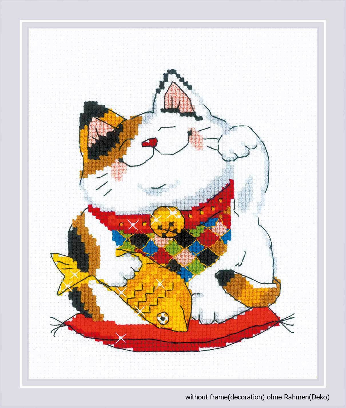 ""Good Luck"" embroidery kit cross stitch Riolis DIY