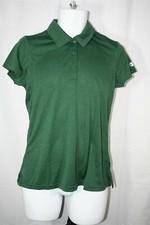 011X03 Champion CV70 Womens Vapor Collared Polo Shirt Medium Green