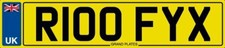 ROOF FIX ROOFING NUMBER PLATE R100 FYX ROOFERS ROOFS COMPANY VAN ROOF ROOFY REG