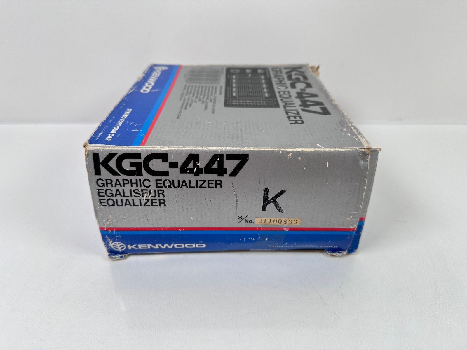 (NEW) KENWOOD KGC-447 Graphic Equalizer In Box
