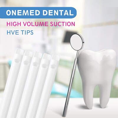 Defend Disposable soft touch oral evacuator HVE tips, 50/bag. Slotted