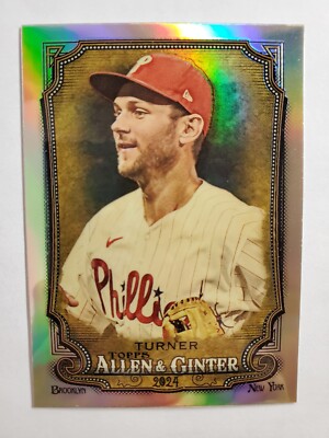 2024 Topps Allen & Ginter Chrome Refractor Trea Turner #39