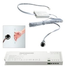 KIT mini interruttore sensore accensione movimento mano luci LED armadio 1 anta