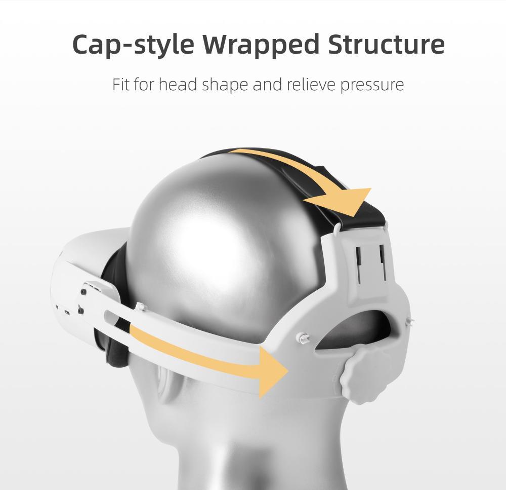 360° Adajudt Headband Portable Memory Foam Cushion For Oculus Quest 2 VR Glasses