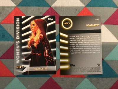 Scarlett  #R-45 NXT 2021 Topps WWE Women s Division Roster