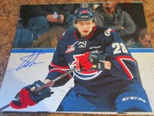 ALEX COTTON SIGNED 8X10 MATTE PHOTO LETHBRIDGE HURRICANES DETROIT RED WINGS (B) 