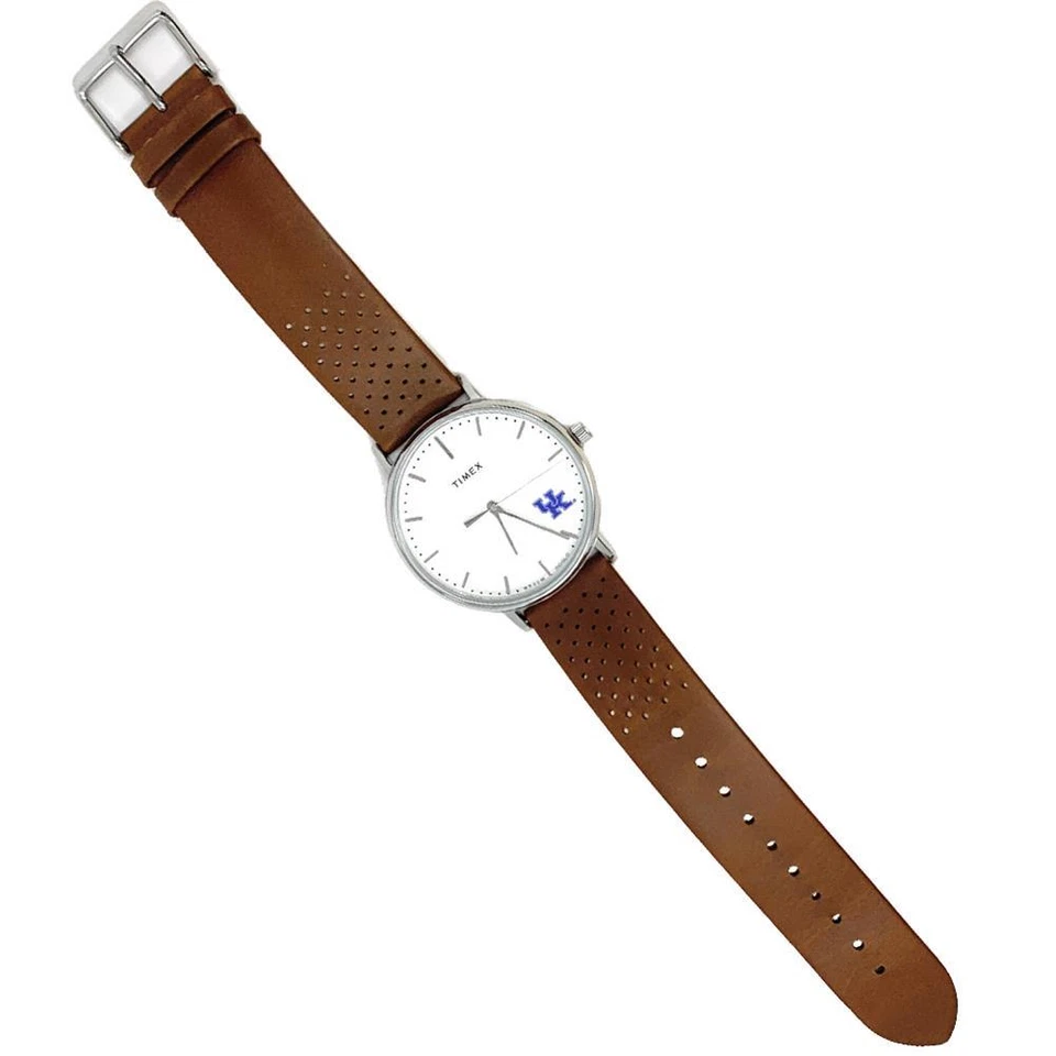 Reloj Timex Tampa Bay Lightning para mujer de cuero blanco brillante Foto 4 de 4