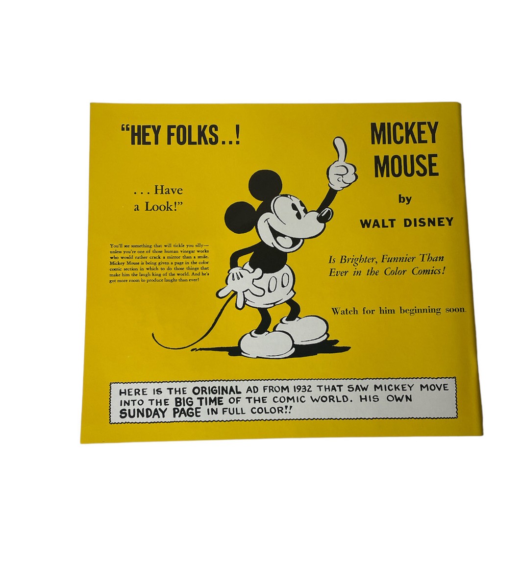 1971 Mickey Mouse Comic Strips, Walt Disney, Howard Bayliss