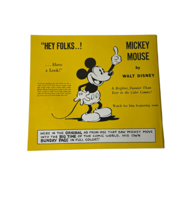 1971 Mickey Mouse Comic Strips, Walt Disney, Howard Bayliss