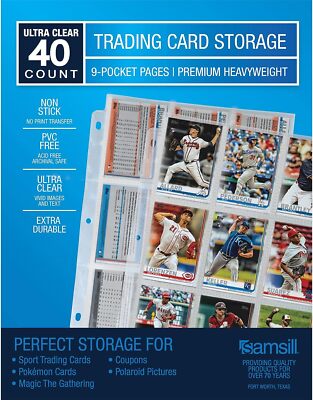 baseball card pages 3 ring binder Ultra Pro Baseball Card Huge 3 Ring 