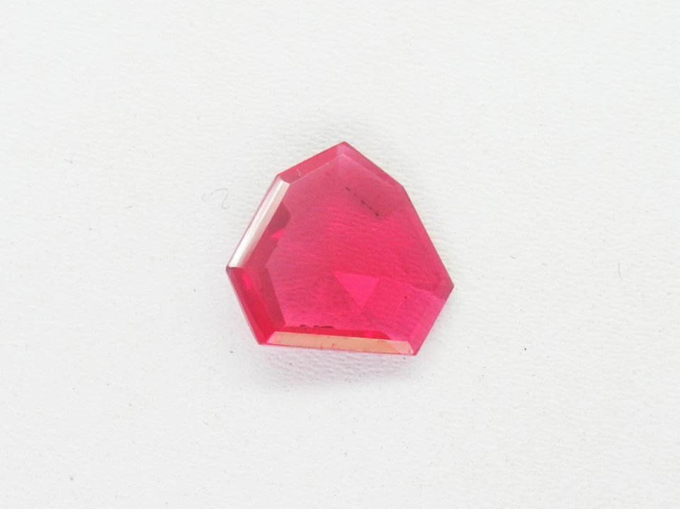 Ruby Imitation Gemstone Fancy Shape Ruby Lab Faceted Cabochon For Jewelry Making - Image 2 of 3