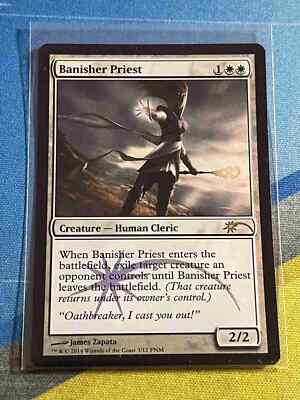 Magic the Gathering MTG FNM Promo BANISHER PRIEST Foil