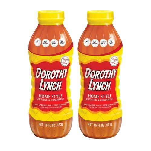 Homestyle Dorothy Lynch Salad Dressing | Pack of 2 | 16 oz | Gluten Free - 第 1/8 張圖片