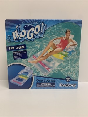 New H2O GO Bestway Pool Lounge Chair Mat  Pool Water Float Toy