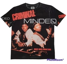 KRS-One BDP Criminal Minded T Shirt sublimated
