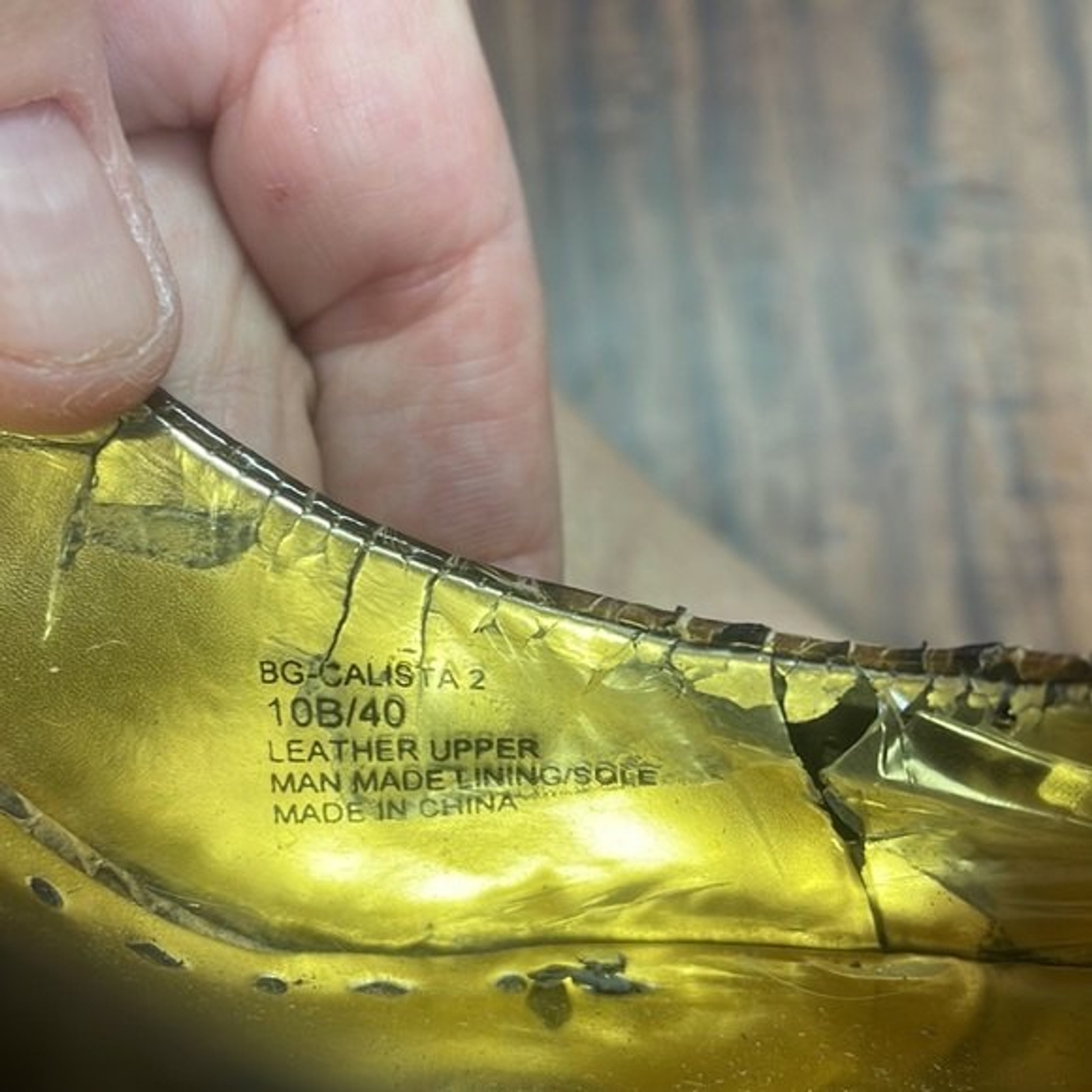 BCBGIRLS Brown Python Snakeskin Pumps Calista Siz… - image 9