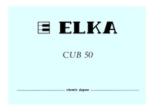 ELKA CUB 50 Service Manual Schematic Diagrams Schaltplan Schema elettrico CUB50