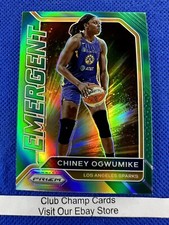 2021 #2 Chiney Ogwumike WNBA Panini Prizm Emergent Green Prizm Insert Sparks