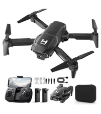 Mini Drone with Camera for Adults Beginner Kids, 1080P WiFi FPV, Foldable, 2 