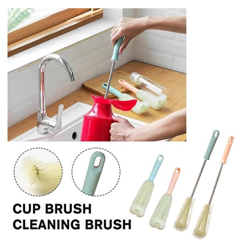 Long Handle Flexible Bottle Cleaning Brush Kitchen Teapot Cleaner Tool - Bild 2 von 13