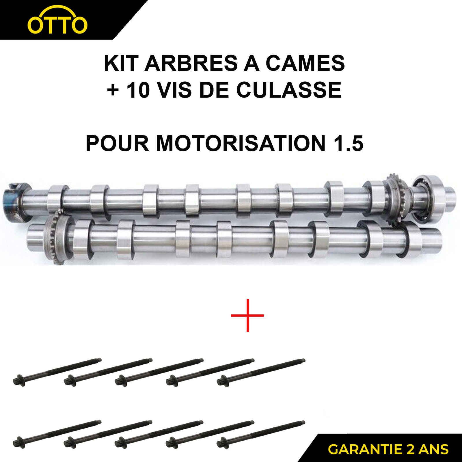 Kit arbre à cames 7mm DV5 en acier forgé pour motorisation 1.5