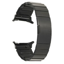 For Galaxy Watch Ultra Band No Gap Stainless Steel Rugged Strap Link Bracelet