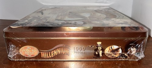 Millennium 1900s-40s 1000 Piece Puzzle Hasbro 1999 History Theme Collector Tin - Picture 7 of 7