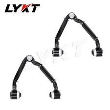 LYKT 2pcs Adjustable Arms Front Camber Kit for Benz CL500/600、55/65AMG & S350～60