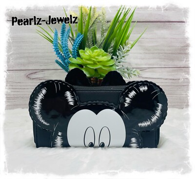 Loungefly Disney Mickey & Minnie Mouse Reversible Balloon Cosplay Wallet NWT