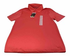 Coral Orange Size Small Performance Polo Small Golf Shirt UPF 50