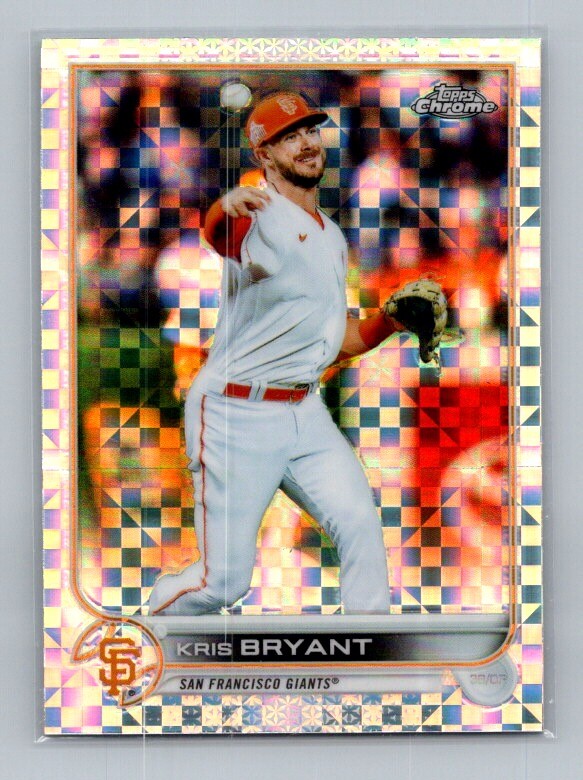 2022 Topps Chrome Kris Bryant #9 x-fractor | eBay