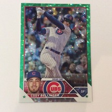 2023 Topps Update US300 Cody Bellinger Chicago Cubs 341/499 Green Foil