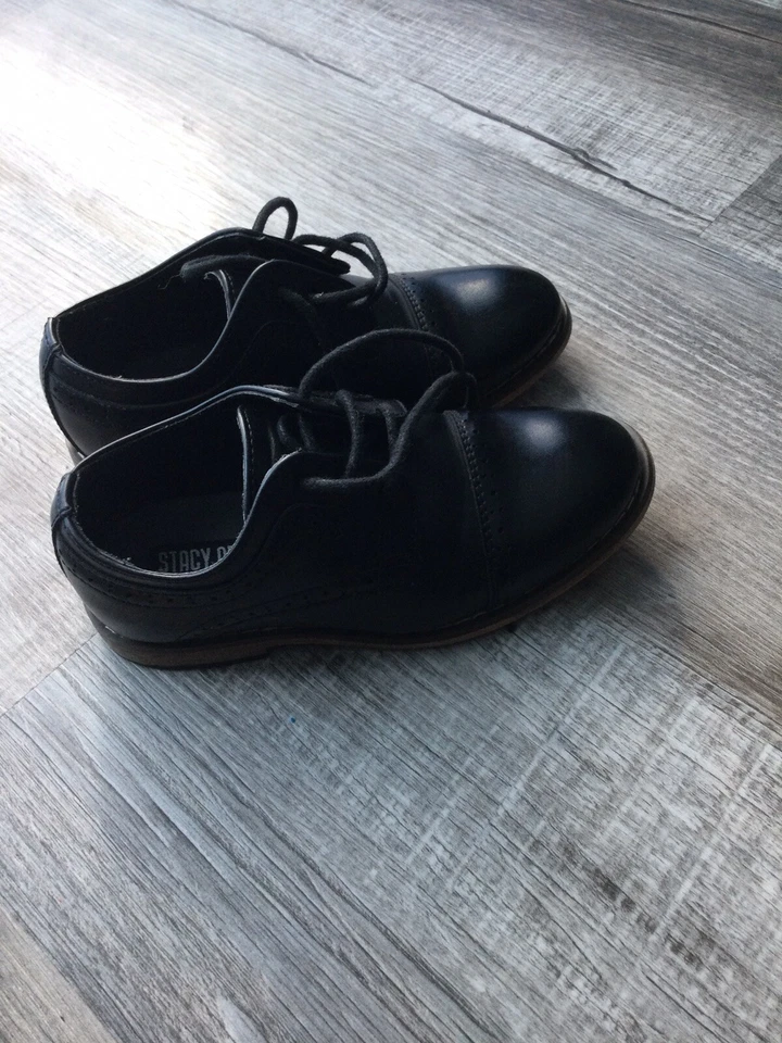 Stacy Adams Dickinson Cap Toe Oxford, Toddler Boys Size 8M, Black - Image 4 of 4