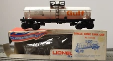Lionel 6-9150 Gulf Tank Car with PW AAR Trucks from 1970