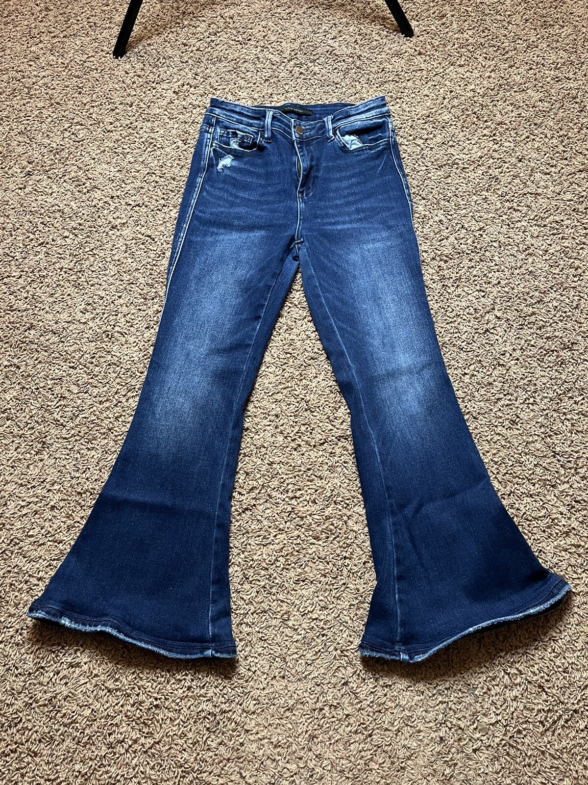 Women’s Flying Monkey High Rise Super Flare Jeans Siz… Gem