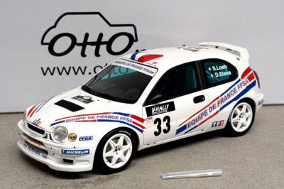 1:18 Otto Mobile Toyota Corolla WRC rallye France Loeb OT996 NEU