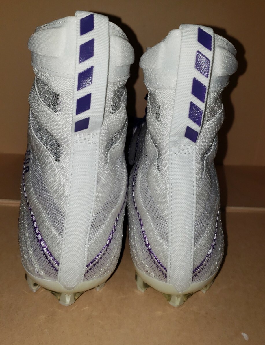 NIKE VAPOR UNTOUCHABLE 3 ELITE FOOTBALL WHITE/PURPLE MEN display picture 3