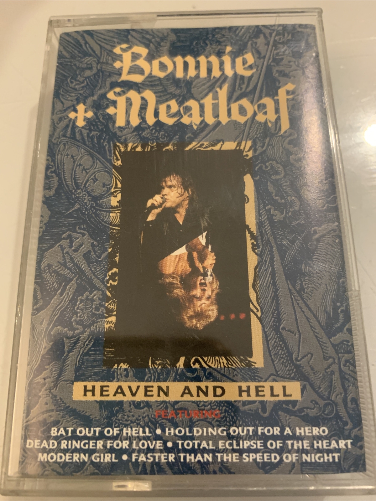 Bonnie tyler And Meatloaf Heaven And Hell 1989 UK Telstar STAC 2361