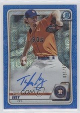2020 Bowman Chrome Prospect HTA Choice Blue Mojo Refractor Tyler Ivey Auto 03j5