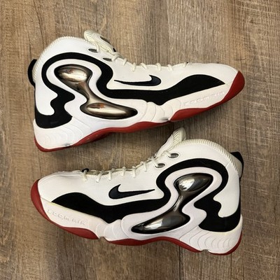 Nike Zoom Hawk Flight White Black Red Silver 2015 Size 10 Sneakers 805272-100