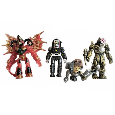 Pack Of 4 SKIBIDI TOILET ZOMBIE Figures MEXICAN FIGURES Skibidi