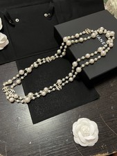 Minimally designed pearl metal electroplated necklace 16 style 